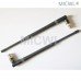 a Pair 2 x UHF Antennas BNC Connectors for SHURE UC/UB/SLX Wireless Receivers