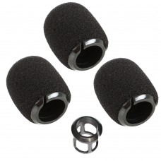 Plastic Snap Foam Cover Windscreen Sponge For Shure Beta98HC MX412 418 MX412 MX418 WB98 Instrument Gooseneck Microphone