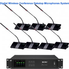 MiCWL 1pcs-300pcs Gooseneck Desktop Digital Wireless Microphone Conference System A10M-A113