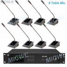 MiCWL 8 Desktop Gooseneck Wireless Conference Microphone System for Meeting Room A10M-A116