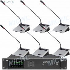 MiCWL 32 Desktop Wireless Gooseneck Conference Microphone Meeting Room System A10M-A117 1 President 31 Delegate 