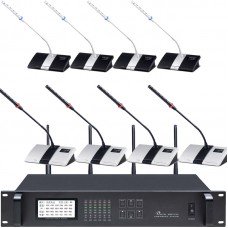 MiCWL Video Type Host Digital Wireless Microphone Conference System President Delegates Desk Unit A20M-A203
