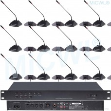 Professional MICWL 1 President  22 Delegate Classical Meeting Room Digital Talking Speak Conference Microphone Mic System A350M-A05