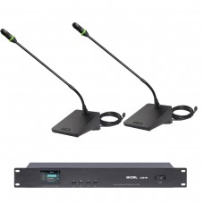 MiCWL A351M with A3505 Gooseneck Wired Conference Microphone System 1 President 1 Delegate 1 Controller