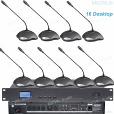 MiCWL CCS900 16 Desktop Conference Digital Microphone System 16 Table Built-in speaker A351M-A01