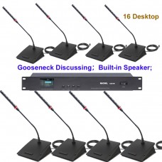 MiCWL CCS900 16 Desktop Conference Digital Microphone System 16 Table Built-in speaker A351M-A01