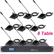 High Sensitivity 8 Gooseneck Table Digital Conference System President Delegate Meeting Hall Solutions MiCWL A3519