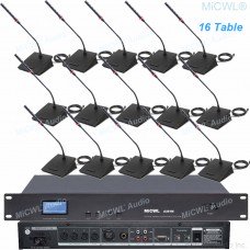 MiCWL CCS980 16 Desktop Conference Digital Microphone System 16 Table Built-in Speaker A351M-A3517