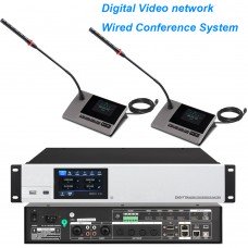 MiCWL A460M-A4621 Digital Video USB Network Gooseneck Conference Microphone Smart System Built-in Speaker President Delegate