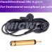 Pro Lapel Lavalier Lapel Condenser Microphones Instrument Speak Mic 5m Cable