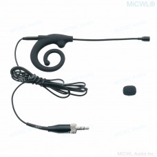 Black Snail Design Single Earset Mic for Sennheiser Wireless Hanging Microphone SK100 EW300 ew300 G2 G3 G4