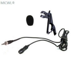 MiCWL T60 Lavalier Lapel Microphone For Shure Sennheiser AKG Audio-Technica Wireelss Beltpack Transmitter