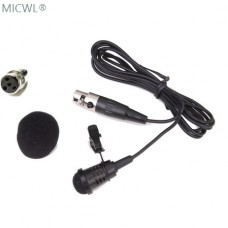 MICWL 330-4P Lavalier Clip-On Microphones For Shure Wireless Mic System mini 4Pin XLR