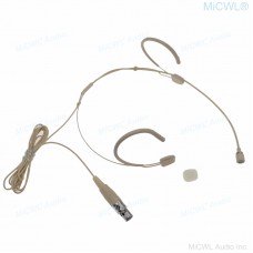 New Updated Version Cardioid Headset Microphone For Shure Wireless BeltPack Transmitter XLR 4Pin Mini Connector MiCWL M20