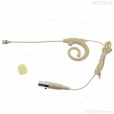 M30 New Snail Design EarSet Headset Cardioid Microphone For Shure Wireless Mic System Mini 4Pin XLR Plug