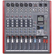 Professional 6 Channel USB Mixing Console Studio Audio Mixers Mixer Multi-FX Processor 99 digital audio-effect MP3 SD