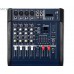 Professional PMX4 4 Channel Stage Karaoke Live Mixing console 800W Power Amplifier Mixer