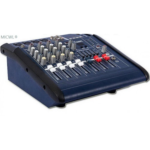 MG4 400W Power Mixer 4 Channel Mixing Console 2x200W Power Amplifier  Karaoke Music Live Mixer 2 Channel AMP Bluetooth 48V