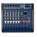 Professional PMX6 6 Way Live Studio Mixers Power Mixing console 800W Amplifier 