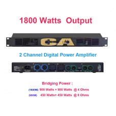 Popular CA Series Power AMP 1800W Digital Amplifier Dual Channel With Bridging Function Stage Concert Karaoke PA Audio Equipment