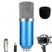 Professional Studio Broadcasting & Recording Condenser Microphone Shock Mount+Anti-wind Foam Cap+Audio Cable