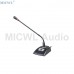 MICWL T510 8Pcs Wired Desk Tabletop Gooseneck Conference Microphone System and R2820 8 Channel 48V Phantom Sound Mixer