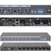 MICWL T510 8Pcs Wired Desk Tabletop Gooseneck Conference Microphone System and R2820 8 Channel 48V Phantom Sound Mixer