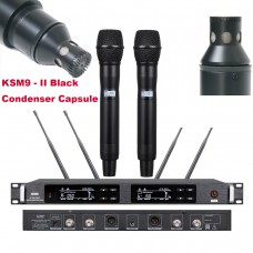 High-End UHF ULXD4 Wireelss Microphone System ULXD24 KSM9-II Condenser Handheld Stage Performance Karaoke