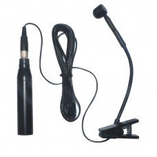 e600 Gooseneck Instrument Microphone for Shure ULX SLX PGX QLX GLX Wireless Audio Console Mixer 48V Phantom Power XLR Mini