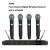 Pro AD4Q 4-Channel Digital Wireless Microphone System Super-Cardioid Beta58 Handheld For Stage DJ Karaoke