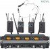 MiCWL G900 Wireless Microphone System New upgrade version - Handheld Lapel Headset Conference