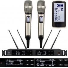 Advanced ULXD4 Digital System SKM9000 Dual Handheld Wireless Microphone True Diversity Stage Vocal Concert Mic System