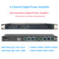 4-Channel High Power Digital Amplifier 6000W Class D | Professional Audio System for Stage, Bar & Outdoor Events