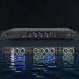 Professional 4-Channel Power Amplifier - 8500W Peak 3200W Total RMS 8Ω 1U Rack Mount Amp for Live Concert KTV Lounge Conference Hall Bar Sound System