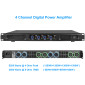 CA650 4 Channel 5200W Power Amplifier Stage Karaoke Audio Speaker Digital AMP CA Series