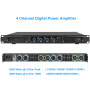 CA650 4 Channel 5200W Power Amplifier Stage Karaoke Audio Speaker Digital AMP CA Series