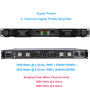 2 Channel 7000W Peak Digital Power Amplifier 2x2000W Bridge Mode Professional Audio for Stage, KTV, DJ Subwoofer MiCWL PX2000 AMP