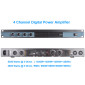 High Power 4 Channel Digital Amplifier Class D 5200W | Professional Stereo System for Concert, Conference & Performance Stage MiCWL D6400