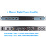 High Power 4 Channel Digital Amplifier Class D 5200W | Professional Stereo System for Concert, Conference & Performance Stage MiCWL D6400