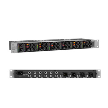 HA6000 6 Channel Headphone Amplifier: Professional High-Power Earphone Mixer & Distribution System | POWERPLAY Studio Audio Gear