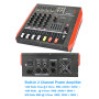 MiCWL P402D 1200W Bluetooth Audio Mixer Mixing Console 4 Channel Sound Karaoke Music Live 2 Channel Power Amplifier Mixer