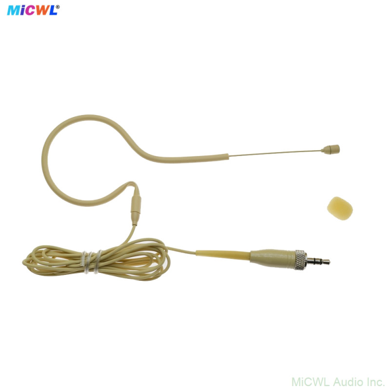 SL20 Headset Microphone For Sennheiser G2 G3 G4 Wireless 3.5mm Jack Lock Beige