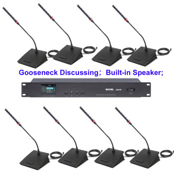 MiCWL 1-60pcs Desktop Built-in Speaker Gooseneck Table Digital Conference System Chairman Delegate Unit For Meeting Hall Solutions A351M A3517