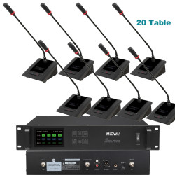 MiCWL Wireless Conference 20 Microphone System 1 Control Unit 1 President 19 Delegate Slots for Meeting Room A116