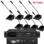 36-Unit Wireless Gooseneck Conference System Digital Meeting Microphones with Chairman Priority - MiCWL Audio