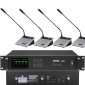 4 Desktop Wireless Gooseneck Conference Microphone Meeting Room System A10M-A117