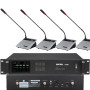 4 Desktop Wireless Gooseneck Conference Microphone Meeting Room System A10M-A117