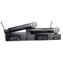 Professional SLXD24D Dual Wireless System - 2x SLXD2 Handheld Transmitters with Beta58 Super cardioid Capsules, High-End Stage Performance Mics