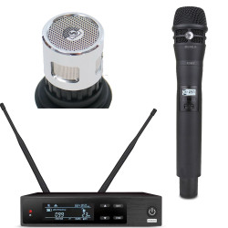 KSM8 Wireless Microphone QLXD4 Receiver Set for Stage Performance Live Streaming Conference Hosting