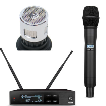 QLXD KSM9 Silver Capsule 100 Channel Digital Wireless Microphone System ULXD Handheld Stage Performance QLXD KSM9 Silver Capsule 100 Channel Digital Wireless Microphone System ULXD Handheld Stage Performance
